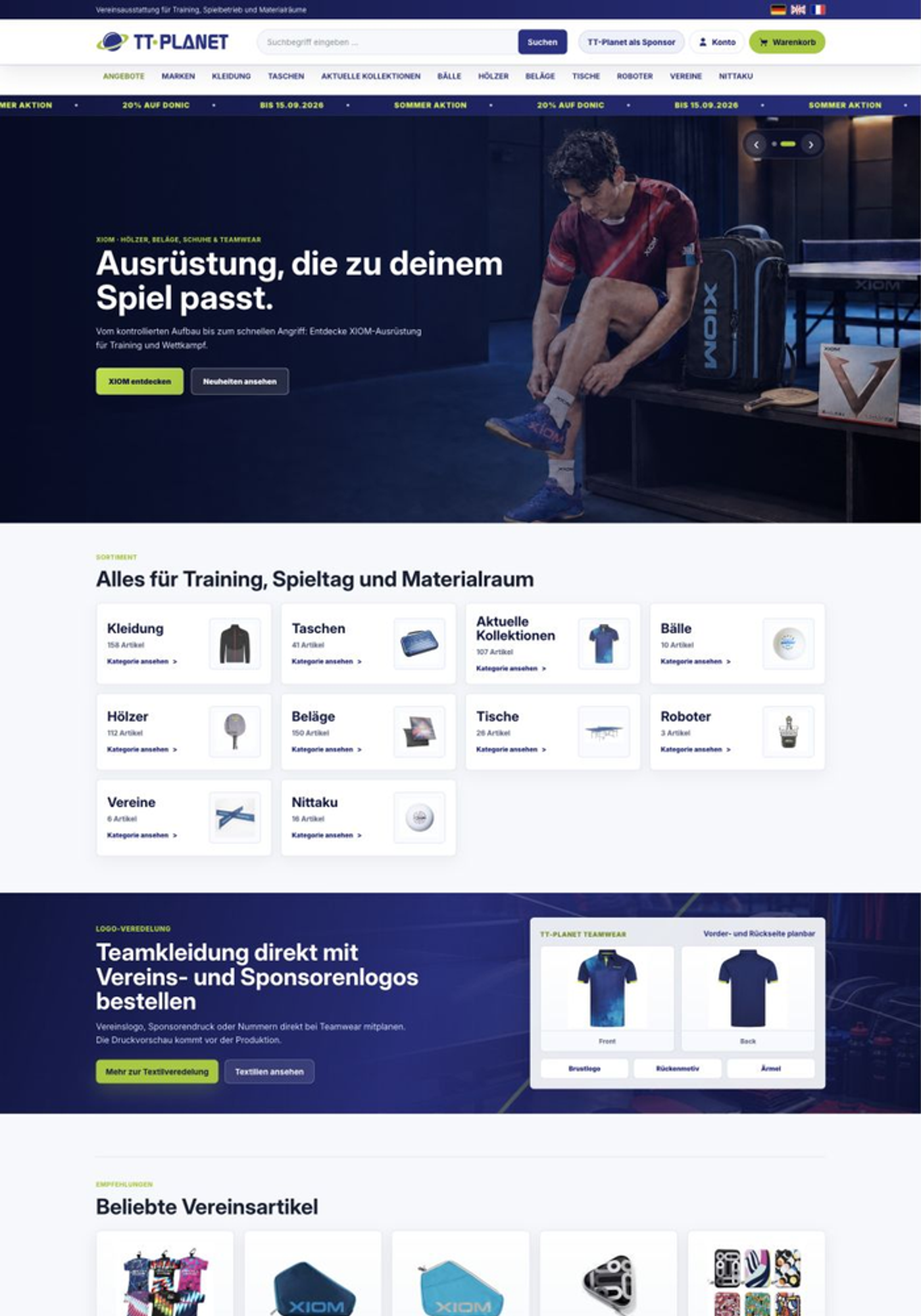 Website von TT-Planet